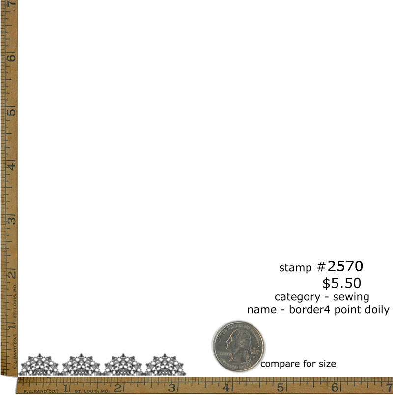 #2570 - Border 4 Point Doily - Sewing